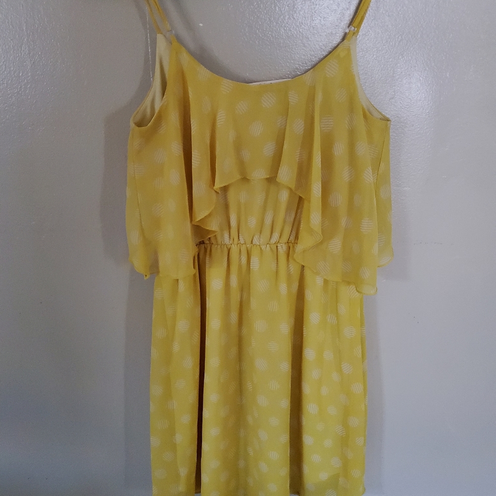 Yellow summer dress